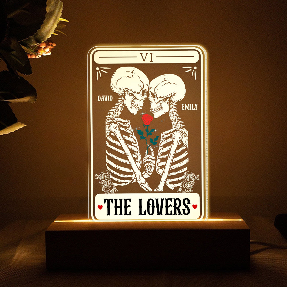 Personalized The Lovers LED Light | Customizable Couple Gift Led Night Light PopCulturePrints