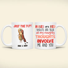Load image into Gallery viewer, Personalized Couple Coffee Mug - All My Thoughts Involve Me and You Coffee Mug PopCulturePrints
