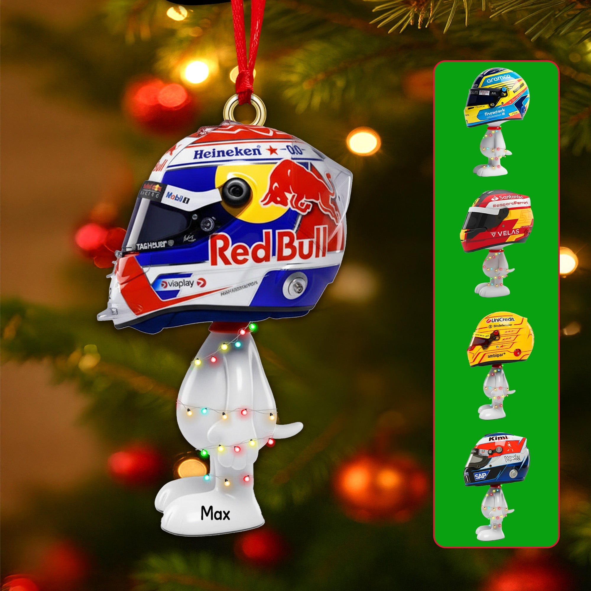 “Drive Your Passion” - Personalized Motor Lovers Acrylic Ornament - Perfect Gift for Racing Fans, Dads, Sons, and Car Enthusiasts Ornament PopCulturePrints