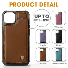 Load image into Gallery viewer, Partners for Life: Personalized Leather Flip Wallet Phone Case for Couples Phone Case PopCulturePrints
