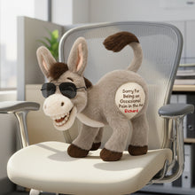 Load image into Gallery viewer, "Bring a Smile to Your Coworkers – Funny Donkey Custom Shape Pillow - Personalized Gifts for Boss, Friends &amp; Office Mates" Pillow PopCulturePrints
