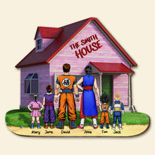 Load image into Gallery viewer, Custom Family Anime-Themed Wood Sign Wood Sign PopCulturePrints

