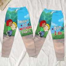 Load image into Gallery viewer, Personalized Romantic Couple Sweatpants - Hugging Design Shorts and Pants PopCulturePrints
