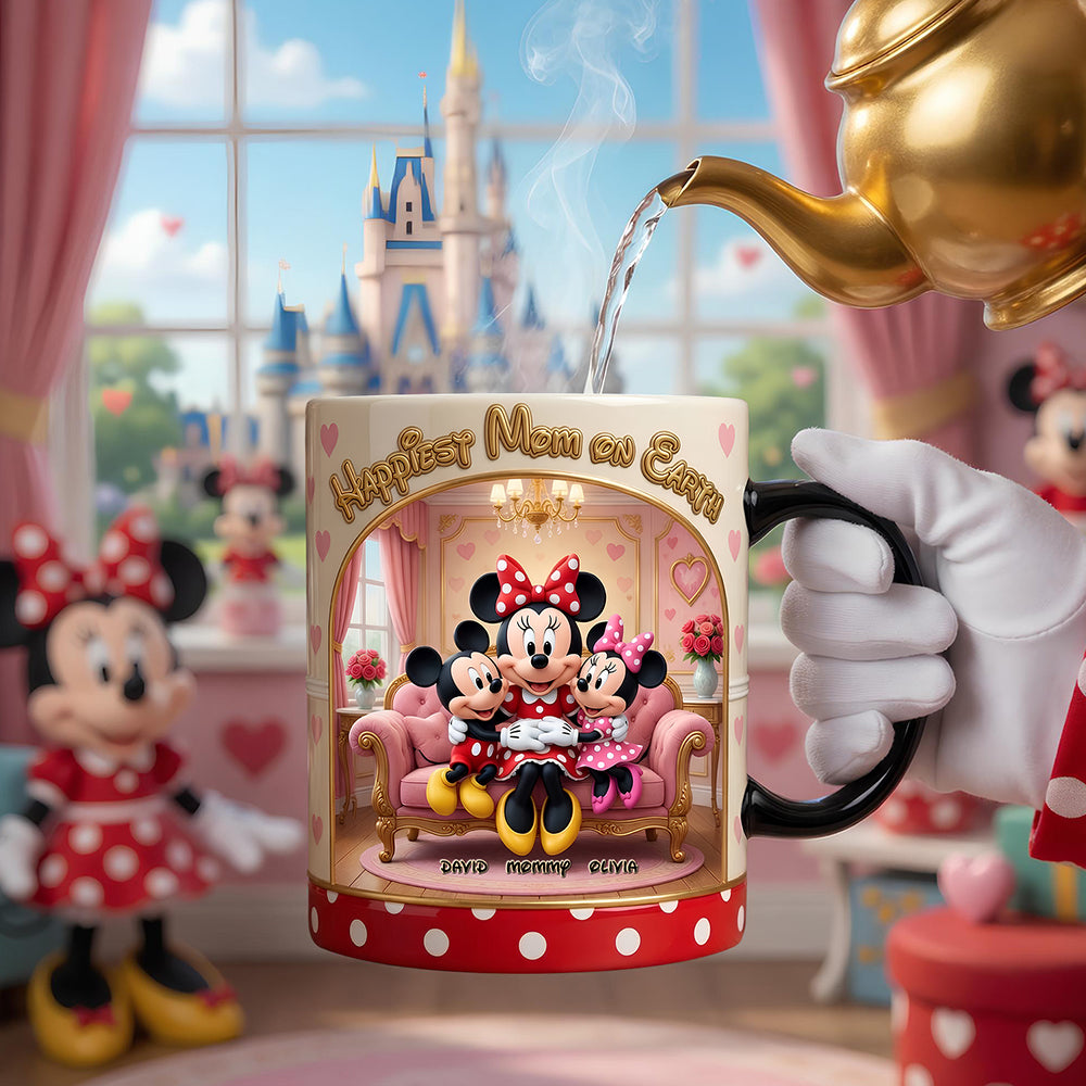 Happiest Mom On Earth - Personalized Magic Mug for Mom Coffee Mug PopCulturePrints