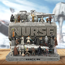 Load image into Gallery viewer, &quot;Best Nurse In The Galaxy&quot; - Personalized Acrylic Plaque for Nurses Shaped Plaques PopCulturePrints
