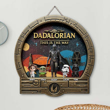 Load image into Gallery viewer, “Best Dad In The Galaxy” - Personalized Metal Sign for Dads, Grandpas &amp; More Metal Signs PopCulturePrints

