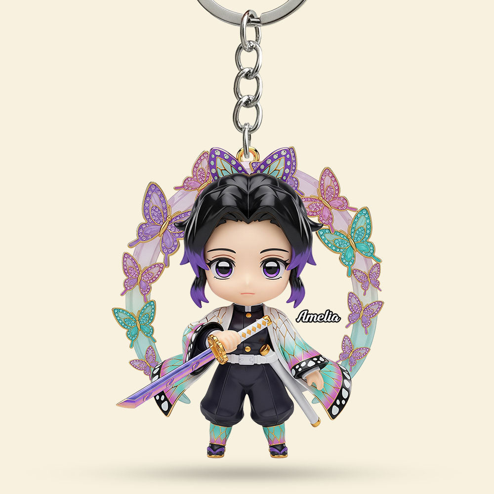“Embrace Your Inner Darkness!” - Darkness Hunter Keychain, Personalized Gift for Anime Lovers Keychains PopCulturePrints