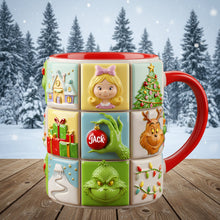 Load image into Gallery viewer, “Spread Holiday Cheer with Our Unique Puzzle Characters!” - Personalized Holiday Coffee Mug - Perfect Gift for Family, Friends, and Co-workers Coffee Mug PopCulturePrints
