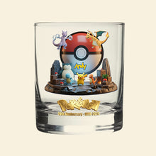 Load image into Gallery viewer, Adventure Awaits: Personalized Pokemon Glass Mug for Anniversaries Glass PopCulturePrints
