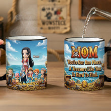 Load image into Gallery viewer, Mom, You're Our One Piece – Personalized Magic Coffee Mug for Her Coffee Mug PopCulturePrints
