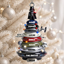 Load image into Gallery viewer, “Celebrate the Galaxy!” Epic Space Tree Acrylic Ornament - Personalized Gift for Star Wars Fans
