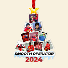 Load image into Gallery viewer, Custom Photo Racing Fan Christmas Ornament - Smooth Operator 2024
