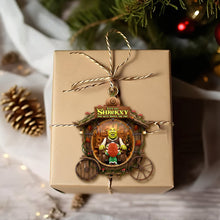 Load image into Gallery viewer, Let&#39;s Get Shrekky - Personalized Christmas Ornament for Couples Ornament PopCulturePrints
