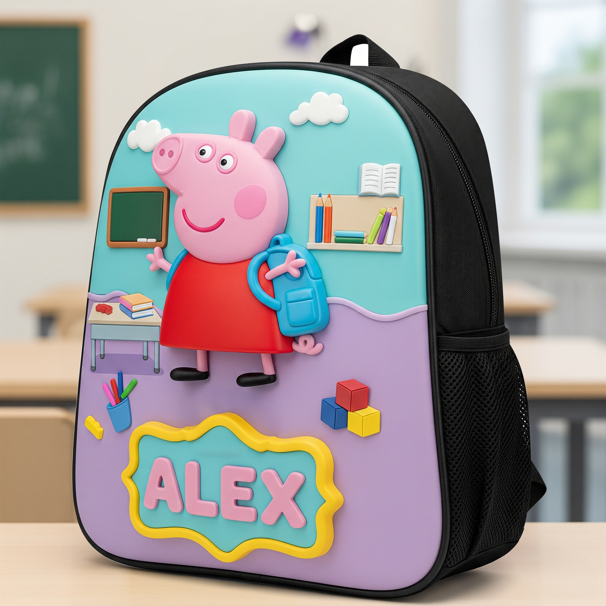 Welcome to My Nightmare - Personalized Horror Character Door Cover Backpack PopCulturePrints