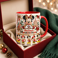Load image into Gallery viewer, Grandma's Favorite Mouse Accent Mug - Personalized Gifts For Grandma 01nadh081026 Coffee Mug PopCulturePrints
