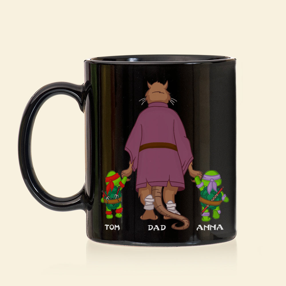 Custom Ninja Heroes Coffee Mug for Dad Coffee Mug PopCulturePrints