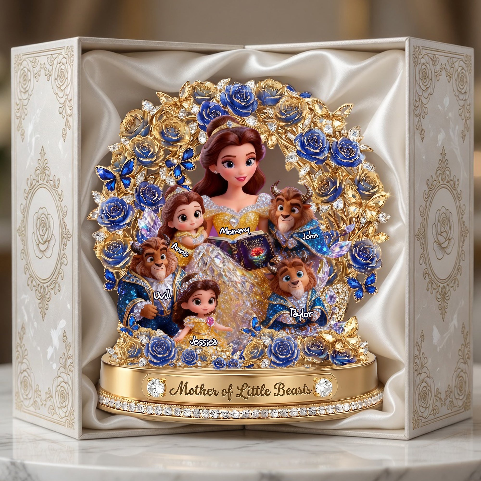 "A Mother’s Love is the Greatest Magic" - Fairytale Motherhood Acrylic Plaque - Personalized Gifts For Mom, Grandma & More Shaped Plaques PopCulturePrints