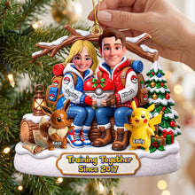 Load image into Gallery viewer, Training Together - Personalized Couple Ornament for Family Celebrations
