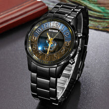 Load image into Gallery viewer, Ignite Your Passion: Welder Men's Watch - Personalized Gift for Him Men's Watch PopCulturePrints
