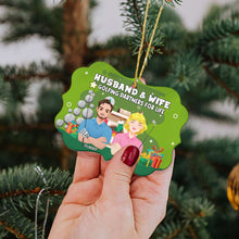 Load image into Gallery viewer, Personalized Golf Partner Ornament for Couples - Valentine&#39;s Day Gifts - Holiday Gift Ornament PopCulturePrints
