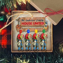 Load image into Gallery viewer, Custom Lineman Family Christmas Ornament Ornament PopCulturePrints
