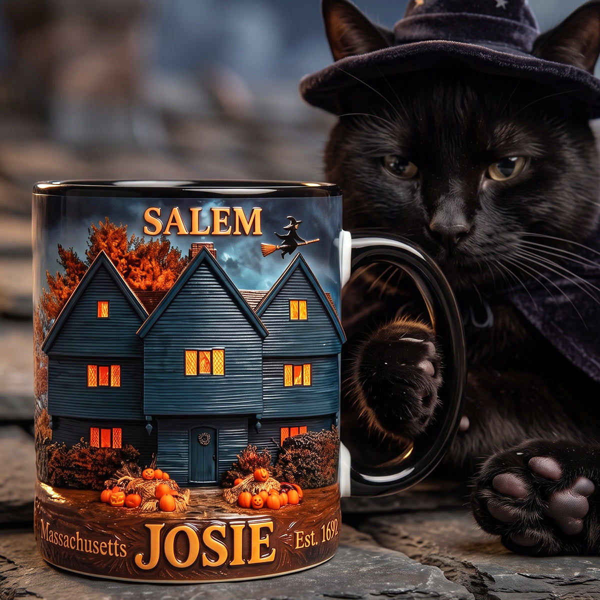 The Witch House Accent Mug - Personalized Gifts 04huta220826 Coffee Mug PopCulturePrints