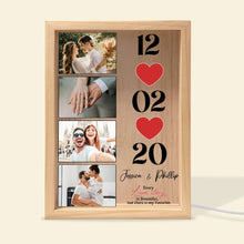 Load image into Gallery viewer, Personalized Love Story Light Box Frame - Perfect Valentine's Gift PopCulturePrints
