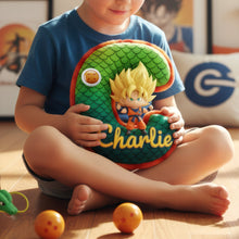 Load image into Gallery viewer, Unleash the Warrior Spirit – Personalized Strong Warrior Pillow for Kids Pillow PopCulturePrints

