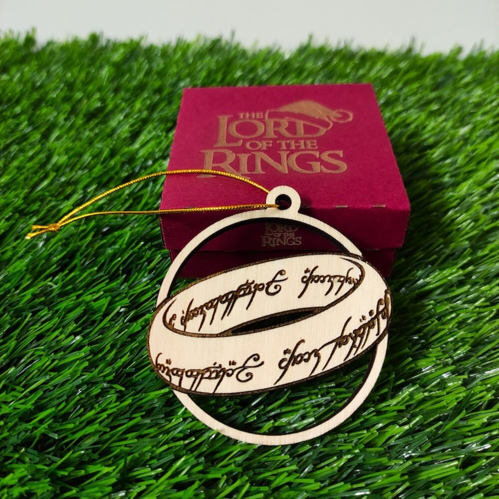 Set of 6 Wooden Middle-Earth Christmas Ornaments Ornament PopCulturePrints