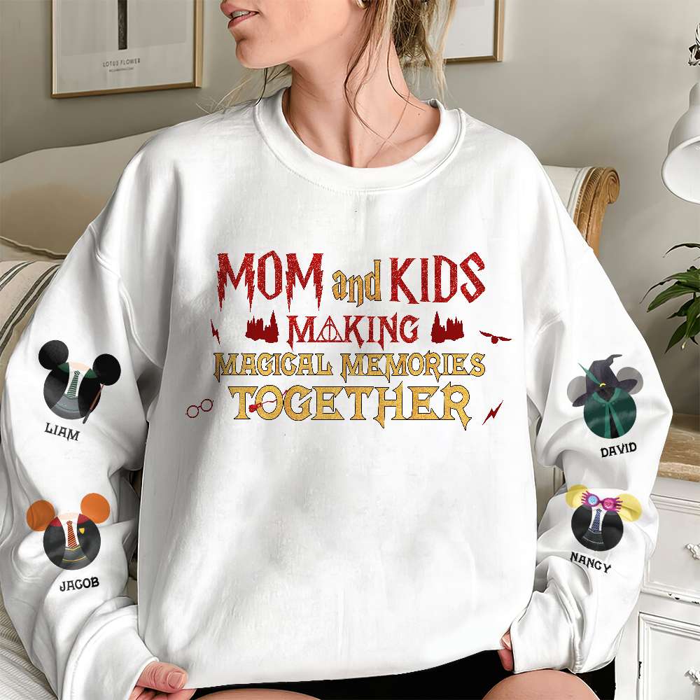 Personalized Mom and Kids Magical Memories Together Sweatshirt