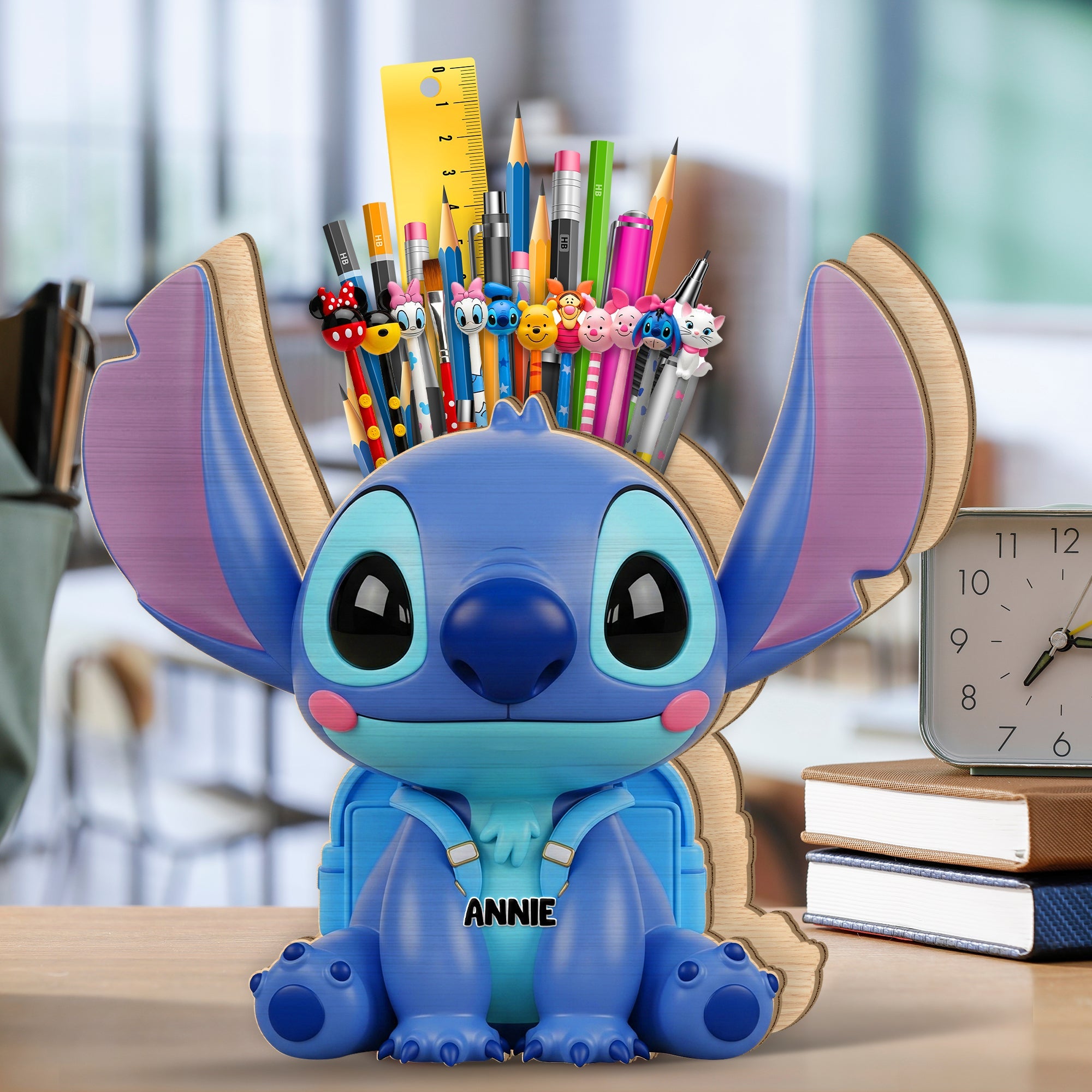 Bring Joy to Back to School with Our Personalized Cute Pen Holder Pen Holder PopCulturePrints