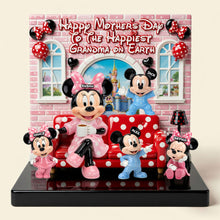 Load image into Gallery viewer, To The Happiest Grandma On Earth - Personalized Acrylic Plaque for Grandmas Shaped Plaques PopCulturePrints
