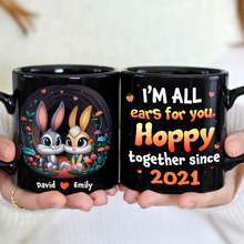 Load image into Gallery viewer, Personalized Hoppy Together Coffee Mug for Couples Coffee Mug PopCulturePrints

