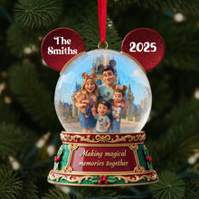 Load image into Gallery viewer, Making Magical Memories Together - Custom Photo Christmas Ornament for Family &amp; Friends Ornament PopCulturePrints
