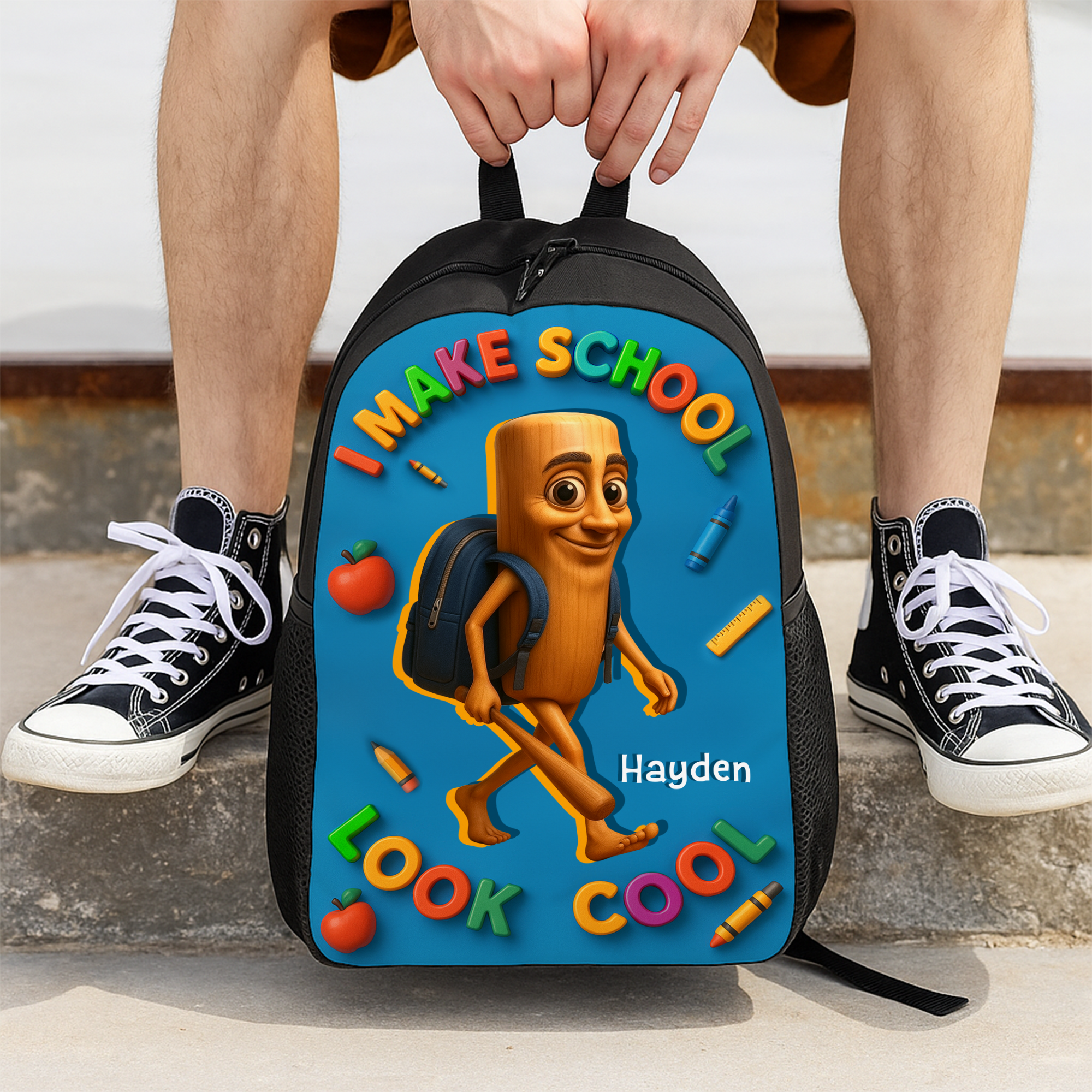 Unlock Creativity: Mindbot Characters Luxury Backpack - Personalized School Bag for Kids Backpack PopCulturePrints