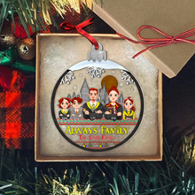 Load image into Gallery viewer, Magical Family Christmas Ornament - Personalized Wizard Theme
