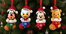 Load image into Gallery viewer, “Bring Joy to Your Holidays!” - Personalized Knitting Characters Christmas Ornaments - Custom Gifts for Kids and Friends Ornament PopCulturePrints

