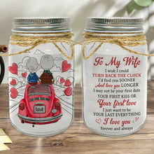Load image into Gallery viewer, Personalized Mason Jar Light for Wife - Eternal Love Drink Jar PopCulturePrints
