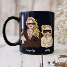 Load image into Gallery viewer, Jedi Mom Personalized Coffee Mug - Custom Gift For Moms Coffee Mug PopCulturePrints
