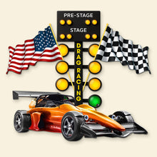 Load image into Gallery viewer, Feel the Need for Speed - Drag Racing Metal Sign, Customizable Gift for Racing Enthusiasts Metal Signs PopCulturePrints
