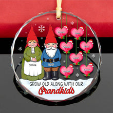 Load image into Gallery viewer, Customizable Gnome Grandparents Christmas Ornament Ornament PopCulturePrints
