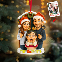Load image into Gallery viewer, Capture Your Family&#39;s Joy with Our Custom Cartoon Family Ornament - Personalized Gift for All Occasions Ornament PopCulturePrints
