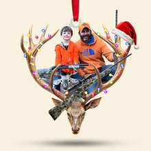 Load image into Gallery viewer, Personalized Hunting Couple Christmas Ornament
