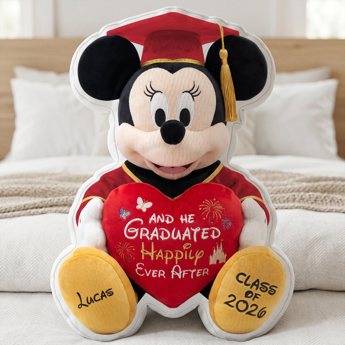 Celebrate Achievement - Cute Graduation Pillow - Personalized Gift for Graduates