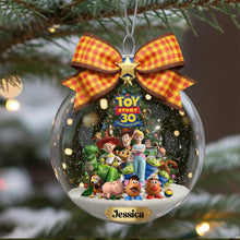 Load image into Gallery viewer, Celebrate 30 Years of Adventure – Personalized Toy Story Ornament - Perfect Gift for Disney Fans Ornament PopCulturePrints
