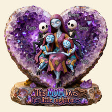 Load image into Gallery viewer, This MOM Loves Her Little Nightmares - Scary Mom And Kids Acrylic Plaque - Personalized Gift for Mom, Grandma, and Families Shaped Plaques PopCulturePrints
