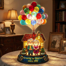 Load image into Gallery viewer, Growing Old Together: A Personalized Light Box for Couples Light Box PopCulturePrints
