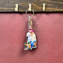 Load image into Gallery viewer, Personalized American Football Couple Keychain
