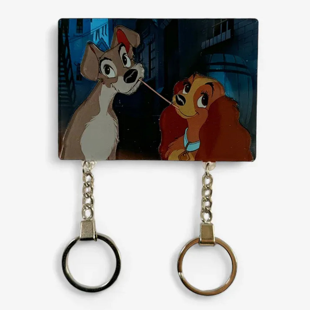 Romantic Couples Key Holder - Lady and the Tramp Inspired