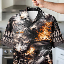 Load image into Gallery viewer, Culinary Genius Hawaiian Shirt - Personalized Gift for Chefs
